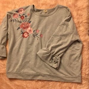 Women’s floral through over